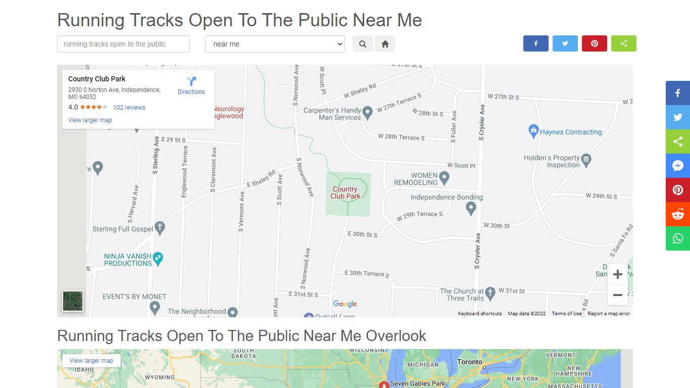 Running Tracks Open To The Public Near Me